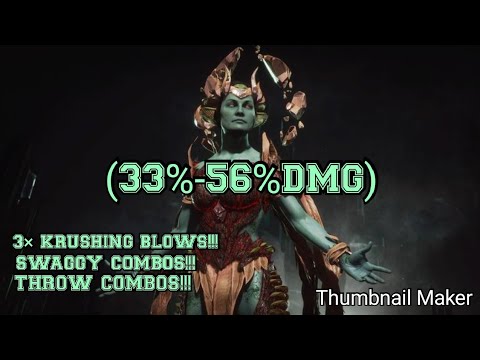 "THE GODDESS OF VIRTUE" Mk11 Cetrion High Damage Combos