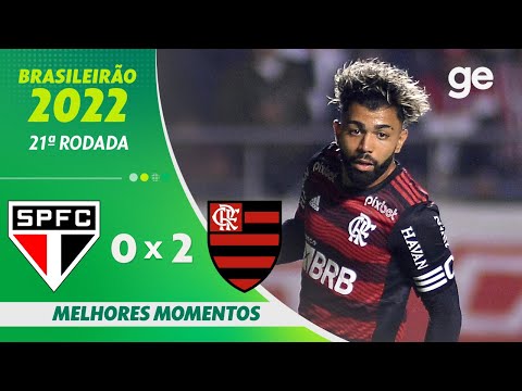SÃO PAULO 0 X 2 FLAMENGO | MELHORES MOMENTOS | 21ª RODADA BRASILEIRÃO 2022 | ge.globo