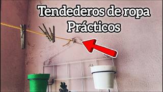 Tendederos para ropa prácticos y económicos