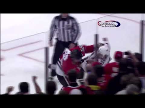 Matt Hendricks vs Colin Fraser Nov 11, 2009