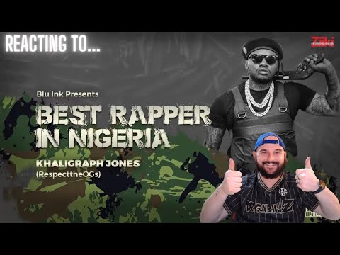 KHALIGRAPH JONES - BEST RAPPER IN NIGERIA (OFFICIAL AUDIO) [AUSSIE REACTS]