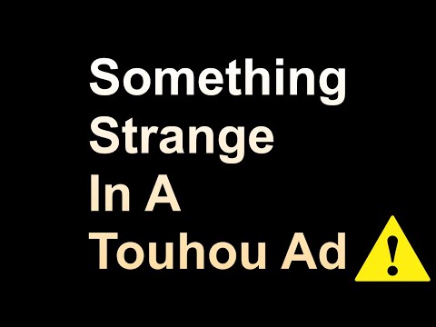 Something Strange In A Japanese Touhou Project Commercial