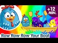 Row Row Row Your Boat Chalo Naav Leke Hindi Nursery Rhymes For Kids Lottie Dottie Murgi