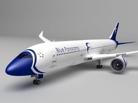 3D Model B Seven 87 Blue Panorama at 3DExport.com