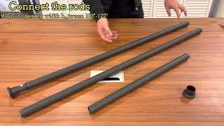 How to install 83-122 spring tension rod