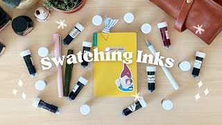 Happy Mail: Ink Swatch Time w/Spillage! (Lennon Tool Bar, KWZ, Pennonia + More)