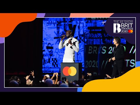 Stormzy wins Male Solo Artist | The BRIT Awards 2020