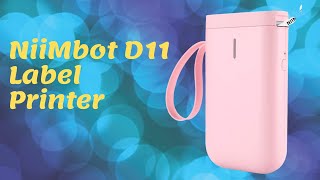 NiiMbot D11 2020 Portable Wireless Connection Label Printer