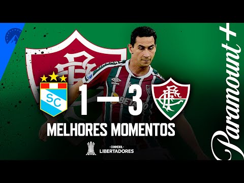 Gols e lances de Sporting Cristal x Fluminense