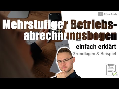 Multi-stage operating statement simply explained