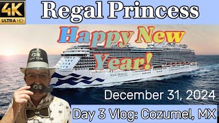 Regal Princess | HAPPY NEW YEAR | We stayed on ship | Day 3 Vlog | 12/31/24 🚢