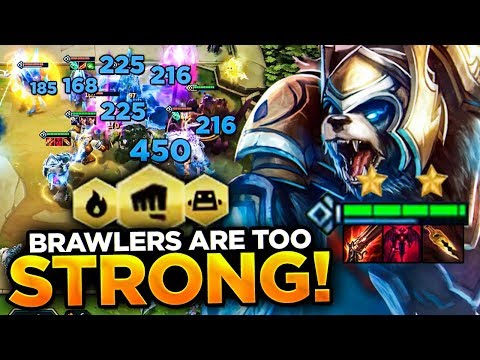 BRAWLER MAKES DEMON BEAR OP! BEEFIEST COMP EVER! | Teamfight Tactics