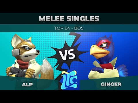 Ginger vs Alp - Melee Singles: Top 64 - Low Tide City | Falco vs Fox