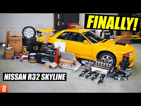 Building and Heavily Modifying a 1989 Nissan Skyline R32 GTS-T - Part 6 - Ready for Assembly!