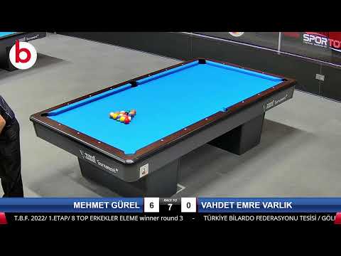 MEHMET GÜREL & VAHDET EMRE VARLIK Bilardo Maçı - 