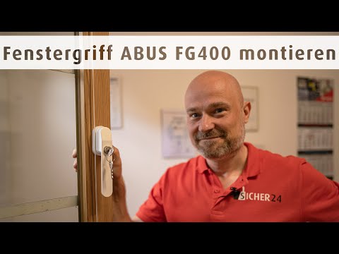 Fenstergriff anbauen - am Beispiel des abschließbaren Fenstergriffes ABUS FG400