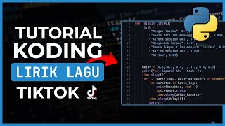 Download lagu How to Code TikTok Song Lyrics for Beginners | Python Tutorial mp3