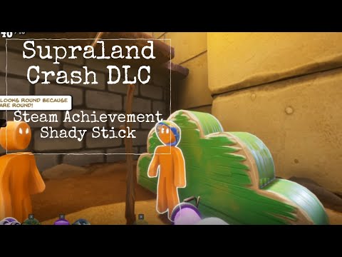 Supraland Crash DLC - Steam Achievement Shady Stick