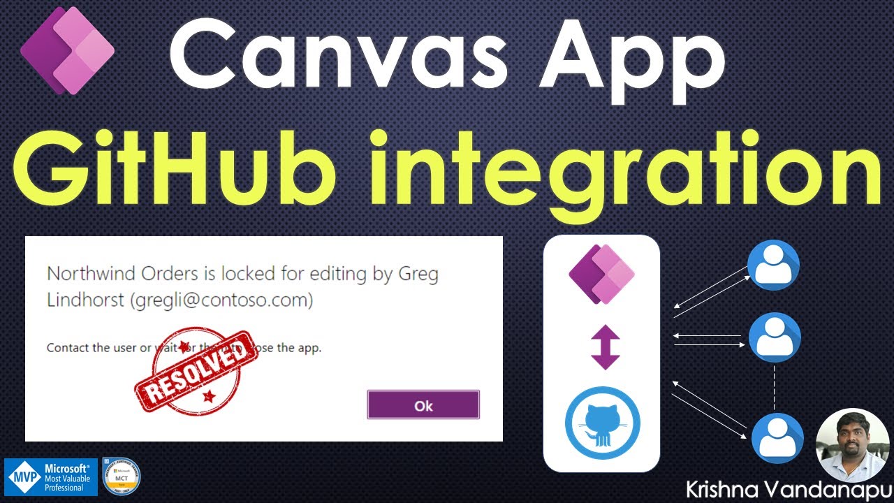 Canvas Apps GitHub Integration and edit app simultaneously