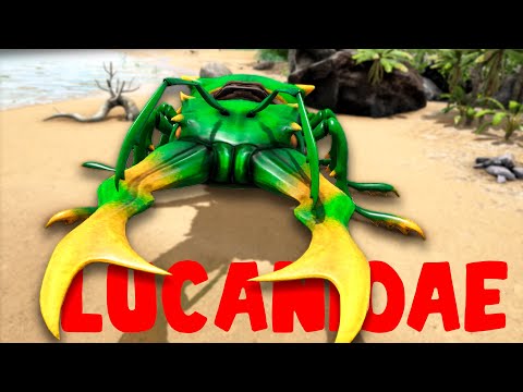 COMO TAMEAR LUCANIDAE Y TODAS SUS HABILIDADES - ARK: ADDITIONAL CREATURES 2 WILD ARK MOD