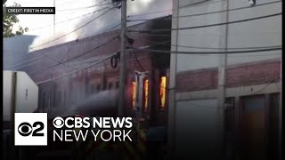 Some Belleville, N.J. residents forced to evacuate due to massive fire