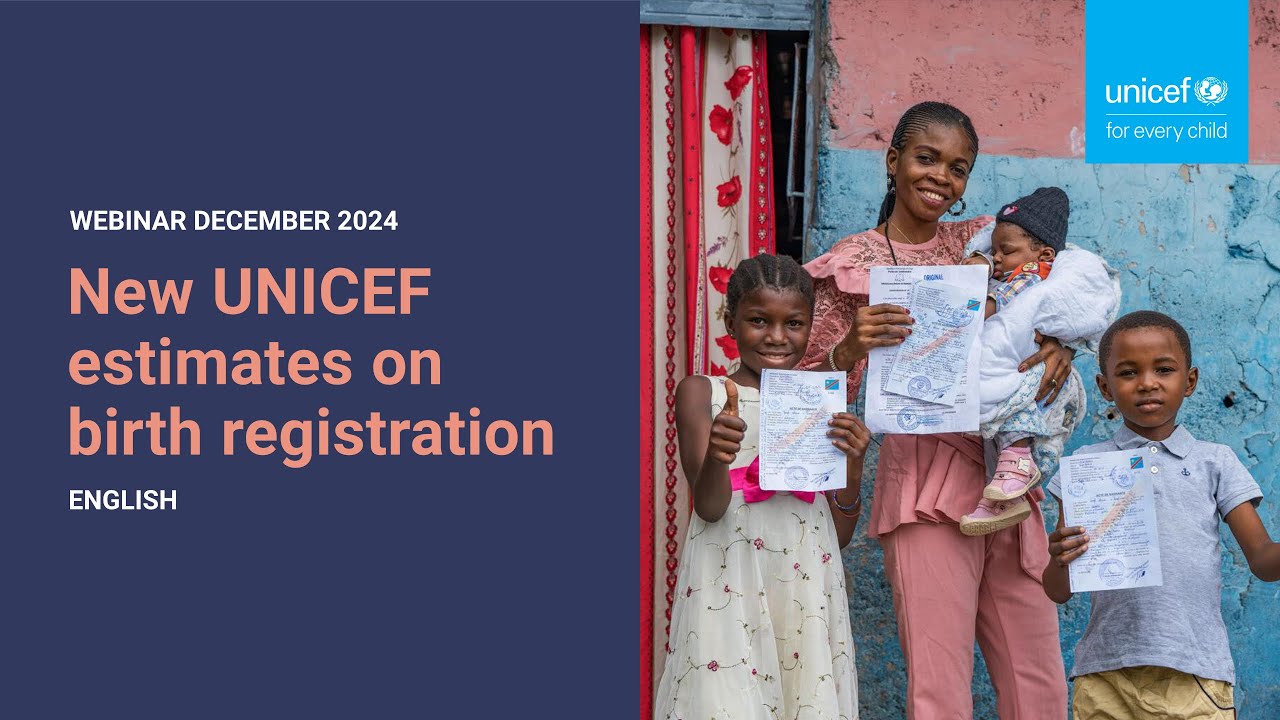 New UNICEF estimates on birth registration