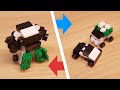 Micro LEGO brick combiner transformer mech - TwoBot Mini