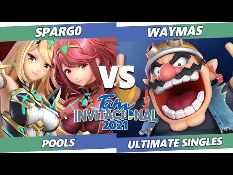 Tam Invitational 2021 - Spargo (Pyra Mythra, Cloud) Vs. Waymas (Wario) SSBU Ultimate Tournament