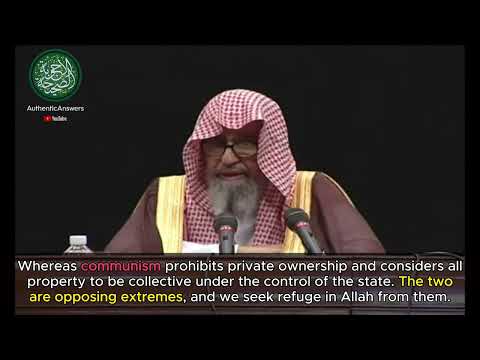 Islamic Economics The Middle Path: How Islam Differs From Capitalism and Communism | Salih Al-Fawzan