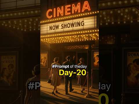 Golden Cinema Nostalgia | ChatGPT 5 AI Prompt