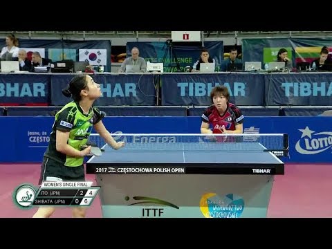 2017 Polish Open (Ws-Final) ITO Mima (JPN) Vs SHIBATA Saki (JPN ) [Full Match/English|HD]