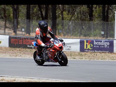 Ohvale GP-0 190 ride at Bendigo Kart Club