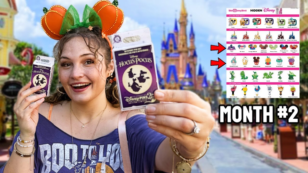 Hidden Disney Pin HUNT Next Sets Released! | Unboxing NEW Hocus Pocus Mystery Pins
