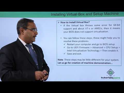 Installing Virtual Box Setup Machine