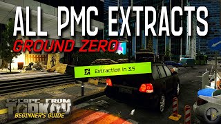 How to Find All PMC Exfils on Ground Zero Map | Escape from Tarkov Beginner's Guide