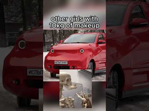 Other girls with 10kg of makeup vs her (she just woke up) #shorts