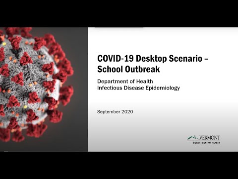 COVID-19 Desktop Scenario: School Outbreak - Sept. 2020