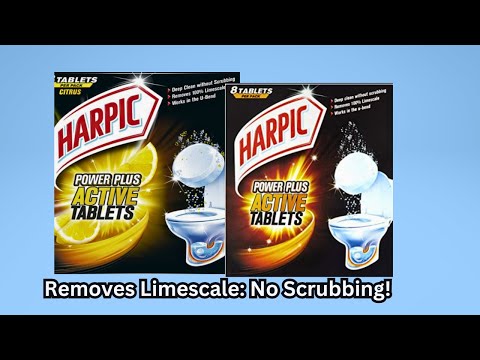 Say Goodbye to Scrubbing! Harpic Power Plus Limescale Tablets