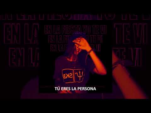 EN LA FIESTA YO TE VI - (MC CORA) VIDEO LYRICS