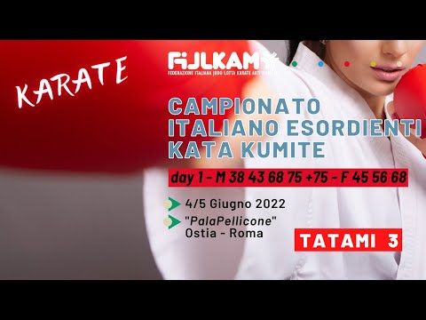 Karate - Campionato Italiano Esordienti 2022 - Day1 Kumite - Tatami3