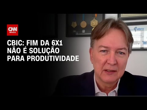 Fim da 6×1 não é a solução para produtividade, diz CBIC | CNN PRIME TIME