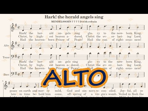 Hark! the herald angels sing | Alto Click Track