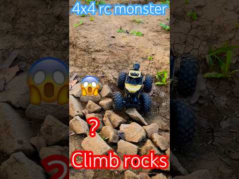 4x4 RC Monster Car 😱 Rock Climbing Test | Ultimate Offroad Power 🔥
