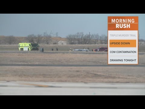 Plane flipped upside down at Texas airport; solo pilot is OK