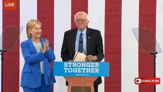 A Historic Day - Bernie Endorses Hillary!