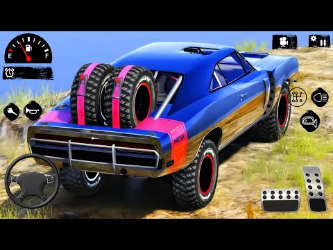 American Muscle Car Driving Game 2021 - Offroad Car Simulator | Android Gameplay