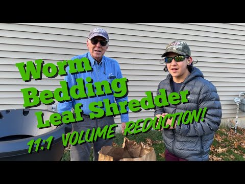 Store Fall Leaves for Worms in Fraction of the Space