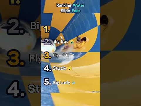 Ranking Water Slide Fails 🤽😹