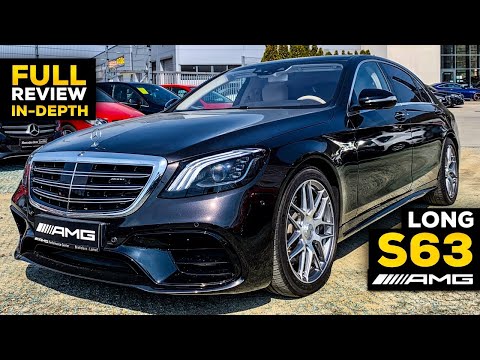 2019 MERCEDES S63 AMG Long V8 FULL In-Depth Review BRUTAL V8 Sound 4MATIC+ Interior