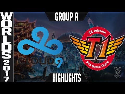 C9 vs SKT Highlights | 2017 World Championship Day 8 Group A Worlds 2017 Cloud9 vs SK Telecom T1